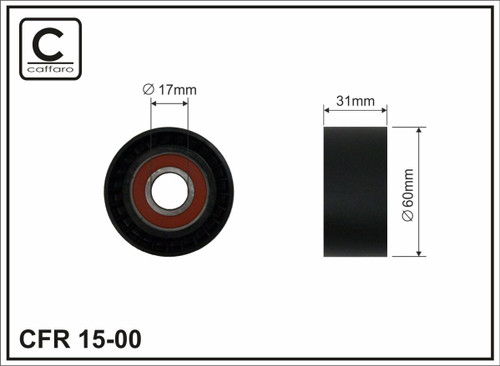 Usmeravajuci roler PK kaisa Nissan Interstar 2,5DCI '02-,Kubistar / Micra III 15,DCI '05-'10