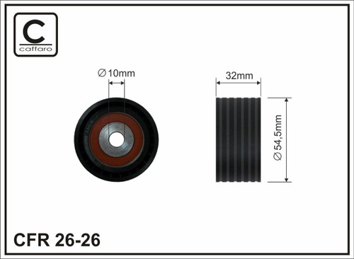 Usmeravajuci roler zupcastog kaisa Dacia Duster/Logan 1,6 16V '07-/Nissan Kubistar 1,6 16V '03-