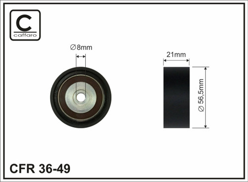 Usmeravajuci roler PK kaisa Dacia Logan 1,2 16V '06-/Sandero 1,2 16V '08-/Nissan Kubistar1,2