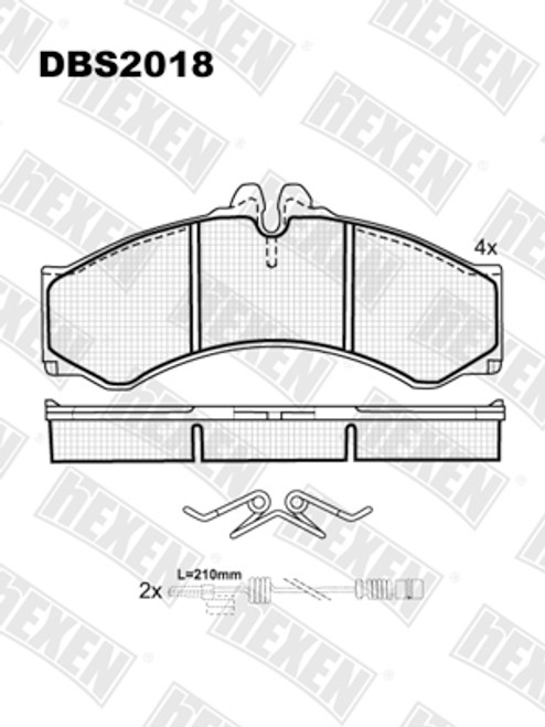 Kocione plocice prednje i zadnje Mercedes Sprinter / VW LT 28-46