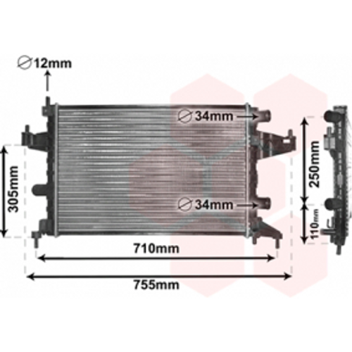 Hladnjak Corsa C X1.0XE/X12XE