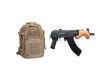 MICRO DRACO 7.62X39 TAN PKG TAN AWS BACKPACK | 4 MAGAZINES