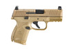 FN 509 Compact MRD 9MM FDE 15+1 Semi-Auto Pistol - Part Number 66-100574