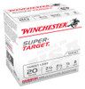 Winchester Super Target 20 Gauge Shotgun Shells - Part Number TRGT208