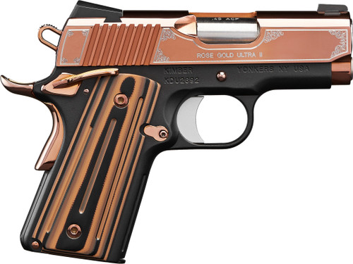 Kimber Rose Gold Ultra II 45 ACP Semi-Auto Pistol - Part Number 3200373
