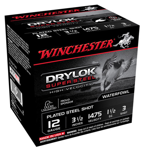 Winchester Ammunition Drylok 12GA 3.5" - SSH12LH3