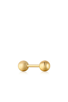 Ania Haie Gold Sphere Barbell Single Earring