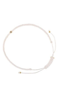 Bianc White Topaz Birthstone Bracelet- April