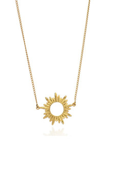 Rachel Jackson Electric Goddess Mini Sun Necklace SNN2GP