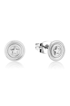 Precious Metal Marvel Captain America Stud Earrings