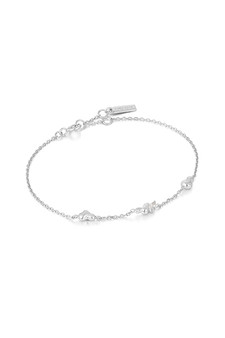 Ania Haie Silver Twisted Wave Chain Bracelet B050-01H