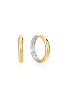 Ania Haie Two Tone Hoop Earrings E048-01T