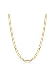 Ania Haie Gold Paperclip Chunky Chain Necklace N046-03G