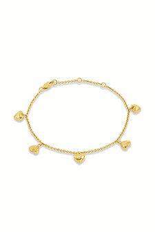 Rachel Jackson Untamed Deco Hearts Bracelet
