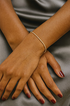 Sonne Tennis Bracelet Silver