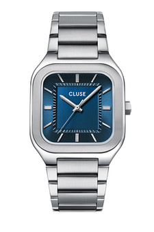 CLUSE Quadrus Blue/Steel Watch CW25701