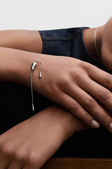 PDPAOLA Oslo Silver Chain Bracelet