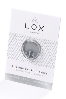 LOX Classic Earring Backs - Silver