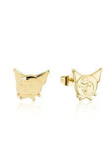 Sanrio Precious Metal Kuromi Stud Earrings