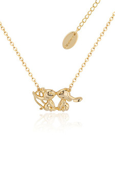 Disney Lilo and Stitch Angel Kissing Necklace
