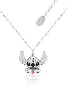 Disney Lilo and Stitch Crystal Heart Necklace