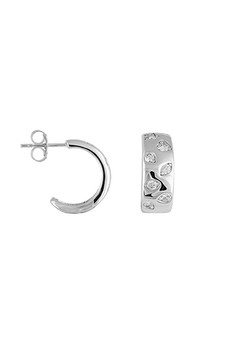 Bianc Nyx Earrings Silver 10100812