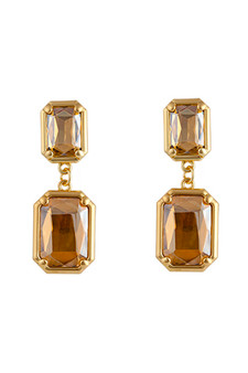 Zahar Florian Earrings Green ZE0292