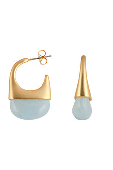 Zahar Poppy Earrings Blue ZE0297