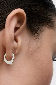 PDPAOLA Oda Hoops Silver 