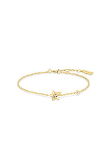 Ania Haie Gold Sparkling Star Bracelet B066-04G Ania Haie Gold Sparkling Star Bracelet B066-04G