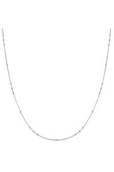 Ania Haie Silver Mini Bead Station Necklace N066-02H Ania Haie Silver Mini Bead Station Necklace N066-02H