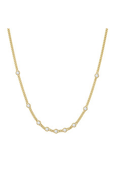 Ania Haie Gold Multi Station Round Stone Chain Necklace N066-05G Ania Haie Gold Multi Station Round Stone Chain Necklace N066-05G