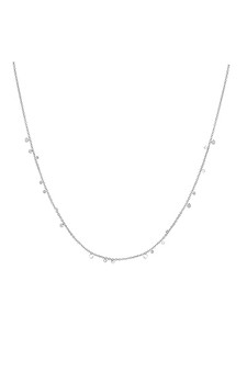 Ania Haie Silver Mini Disc Drop Stacking Necklace N063-02H Ania Haie Silver Mini Disc Drop Stacking Necklace N063-02H
