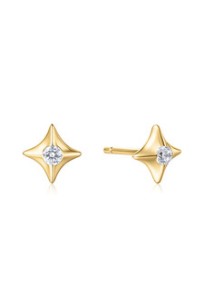 Ania Haie Gold Sparkling Star Stud Earrings E064-02G Ania Haie Gold Sparkling Star Stud Earrings E064-02G