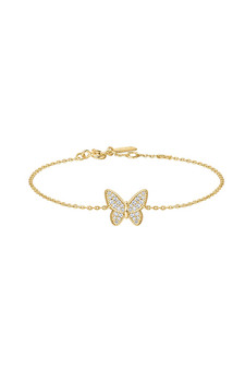Ania Haie Gold Butterfly Pave Bracelet B064-02G Ania Haie Gold Butterfly Pave Bracelet B064-02G