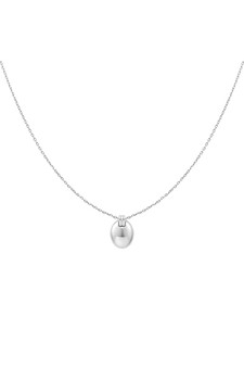 Ania Haie Silver Oval Charm Necklace N062-03H Ania Haie Silver Oval Charm Necklace N062-03H