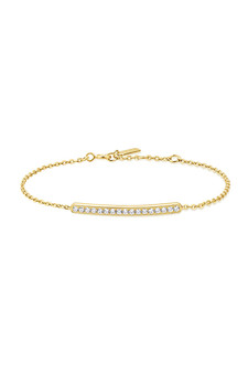 Ania Haie Gold Pave Bar Bracelet B062-02G Ania Haie Gold Pave Bar Bracelet B062-02G