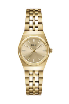 CLUSE Retro 70's Mini Watch Steel, Full Gold Colour Watch CW16302