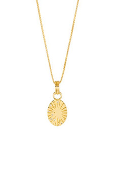 Rachel Jackson Mini You Are My Sunshine Necklace Gold RSN21GP