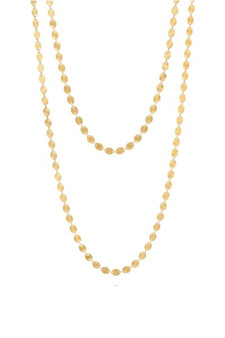 Rachel Jackson Long Sunburst Chain Necklace BZN12GP