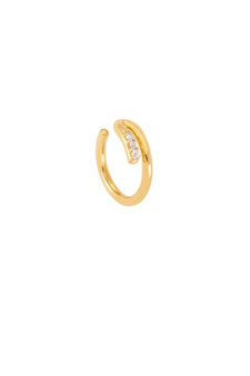 Rachel Jackson Shimmering Sun Ear Cuff Gold
