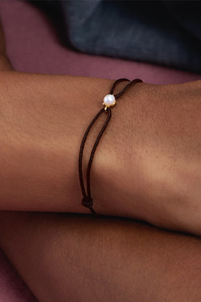 PDPAOLA Pearl Orion Cord Bracelet 
