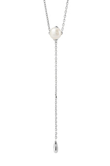 PDPAOLA La Perla Stella Silver Necklace