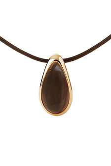 PDPAOLA Quartz Luna Cord Necklace