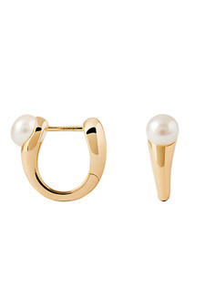 PDPAOLA Pearl Ondine Hoops