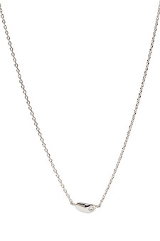 PDPAOLA Delta Necklace Silver COB2-873-U