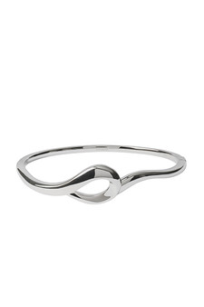 PDPAOLA Brise Bangle Silver