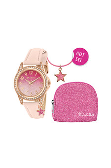 Tikkers Superstar Watch & Necklace Purse Gift Set 
