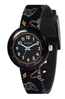 Tikkers Black Gaming Silicone Strap