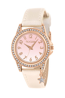 Tikkers Charm Collection Silver Strap Ombre Dial Watch